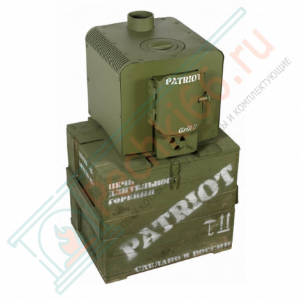 Отопительная печь Patriot 200, олива (Grill’D) до 200 м3