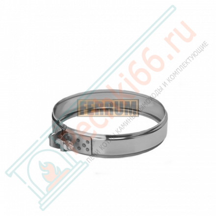 Хомут обжимной (НЕРЖ-430/0,5) d-197 (Феррум)