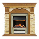 Электрокаминокомплект Dublin - Дуб / Сланец с очагом Cavendish