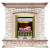 Каминокомплект Preston - Белый/Слоновая кость с патиной с очагом Danville Antique Brass FB2