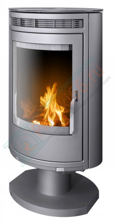 Печь-камин Arktis 8 поворотный, серая сталь (ABX)