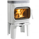 Чугунная печь-камин F 105 R LL WHE, стеатит (Jotul)