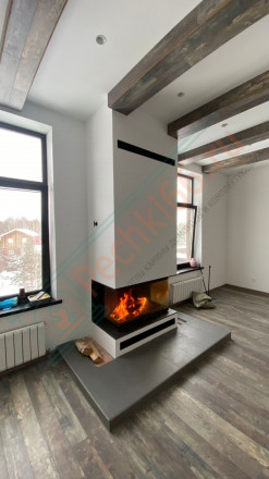 Каминная топка Астов П3С 10057 под ключ (монтаж 12.2022)