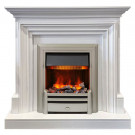 Электрический Каминокомплект Bradford - Белый с очагом Chesford