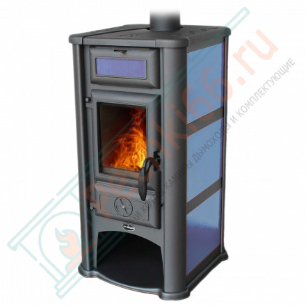 Печь-камин Lederata синяя (Tim Sistem)