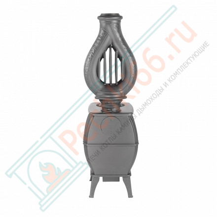 Дымоход конвектор d-150М-130М «Лира» серый (ProMetall)