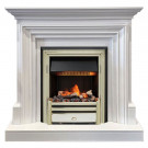 Электрический Каминокомплект Bradford - Белый с очагом Cavendish