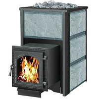 Чугунная печь для бани Легенда 28 270 Талькохлорит (Везувий) до 30 м3