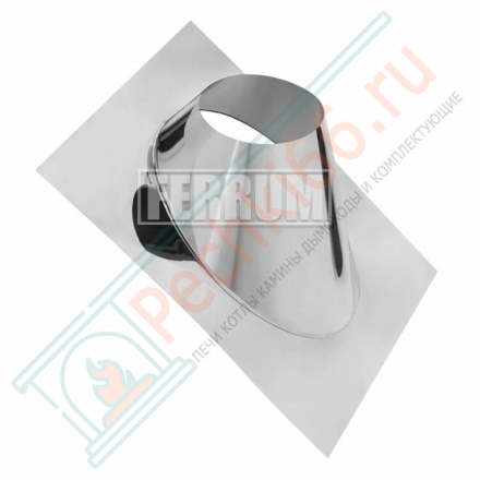 Крышная разделка угловая 30-45° (НЕРЖ-430/0,5) d-200 (Феррум)