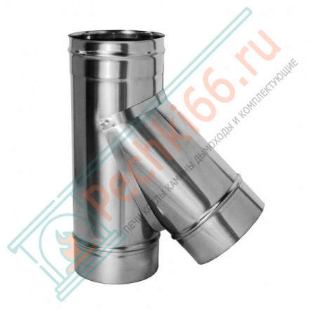 Тройник 45° без изол (НЕРЖ-321/0,5) d-300 (Дымок-Lux)