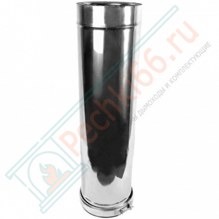 Сэндвич труба для дымохода L=1000 (AISI-316L/0,5-AISI-304/0,5) d-150/200 (Craft-GS-25)
