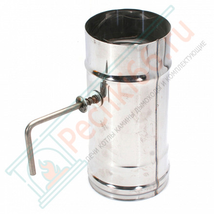 Шибер-поворотный (Aisi-304/0,8) d-150 (Ferrum Austenite HF)