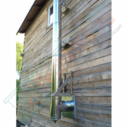 Монтаж дымохода через стену