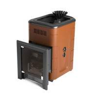 Печь для бани Таймыр Мини 2017 Inox БСЭ ЗК ТО терракота (T.M.F) до 12 м3