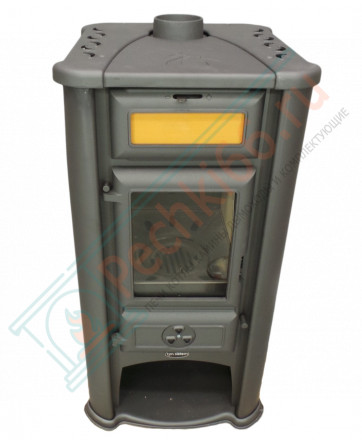 Печь-камин Lederata красная (Tim Sistem)