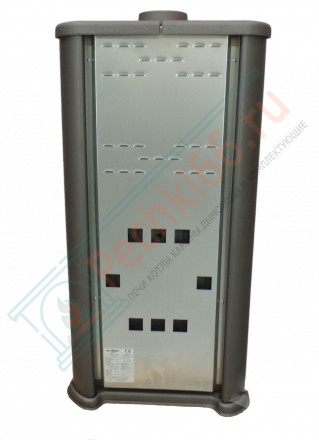 Печь-камин Lederata красная (Tim Sistem)