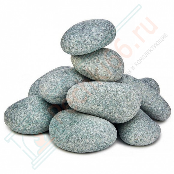 Камень для бани Жадеит шлифованный средний, м/р Хакасия (ведро), 20 кг в Тюмени