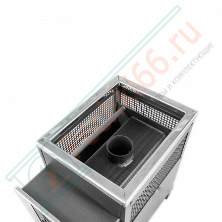 Печь для бани ПБ-30Б, 8 мм под навесной бак 45л (Радуга)