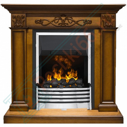 Электрический каминокомплект Verona - Дуб антик с очагом Flagstaff (Dimplex)