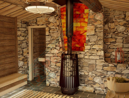 Дровяная банная печь Grill'D Cometa 180 Vega Window