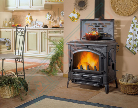 Печь-камин Isotta Con Cerchi Evo (La Nordica)