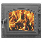 Дверца печная чугунная 260, антрацит (Везувий)