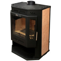 Печь-камин Бранденбург Призма с верхним дымоходом (УЗПО) до150 м3