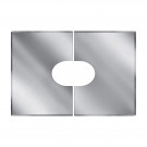 Фланец разрезной 33/45º без изол 730х974 на трубу V50R (AISI-304/0,5) d-130/230 (Вулкан)