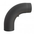 Колено 90° черное, бесшовное, с ревизией d-130 (Darco) Колено 90° черное, бесшовное, с ревизией d-130 (Darco)