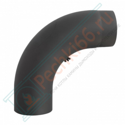 Колено 90° черное, бесшовное, с ревизией d-130 (Darco)