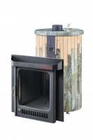 Дровяная банная печь Малютка ПФ "Жадеит + Окаменевшее дерево" (Ферингер)