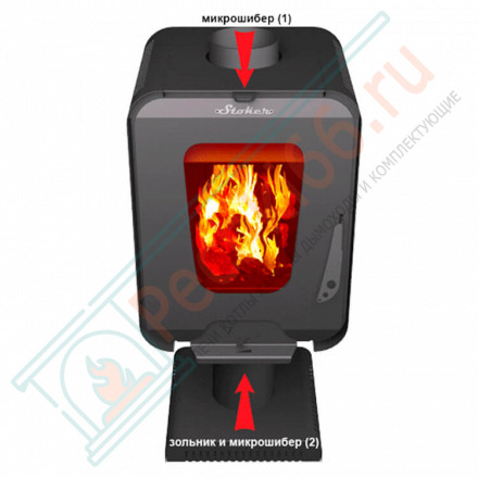 Печь-камин Stoker Soffit-7 (Ермак) до 120 м3