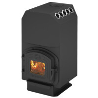 Отопительная печь ТОП-модель-140 с чугунной дверцей (Теплодар) до 140 м3