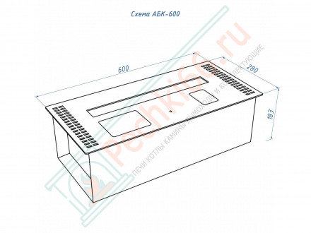 Биокамин автоматический 1400 RC INOX (Good Fire)
