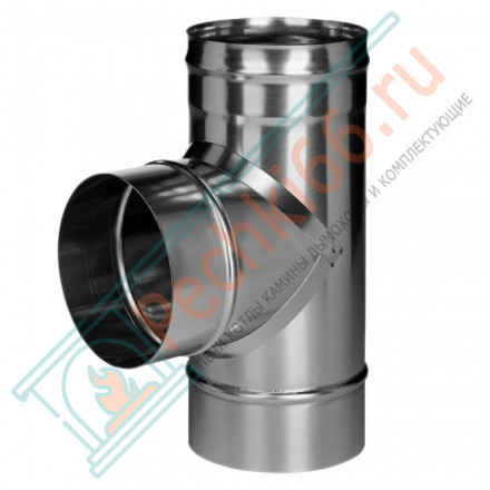 Тройник 90° без изол (НЕРЖ-321/0,5) d-200 (Дымок-Lux)