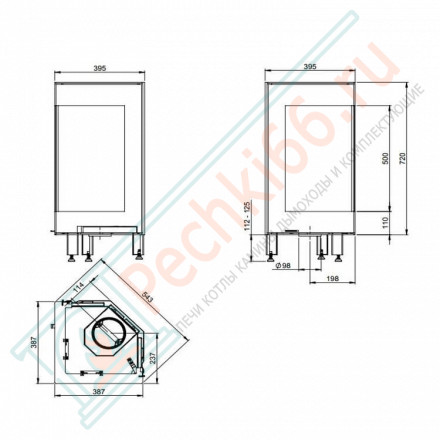 Каминная топка S-31A (Nordpies)