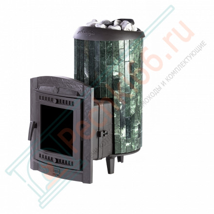 Банная печь Атмосфера XL, ламели "Змеевик"(ProMetall)