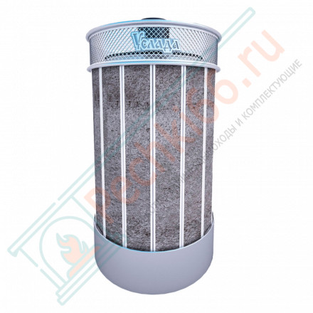 Печь для бани Услада Керама, с чугунной дверцей (Жара)