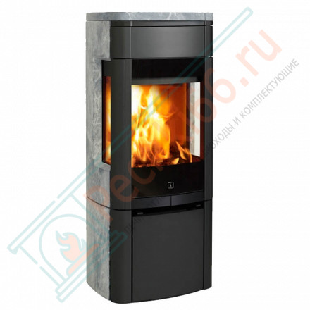Печь-камин Scan 65-4, стеатит, с верхним выходом (Scan)