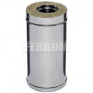 Сэндвич труба для дымохода L=0,5м (НЕРЖ-430/0,5-ОЦИНК/0,5) d-120/200 (Ferrum GS-Z)