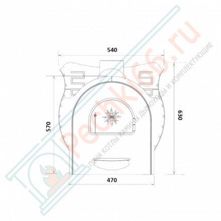 Банная печь Любаня Комфорт Декор (Царь-Печи)