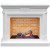 Каминокомплект электрический Coventry - Белый / Кирпич с очагом Cassette 600 NH (Dimplex)