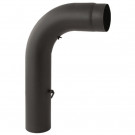 Модуль подключения 90° черный, бесшовный, с шибером и ревизией d-130 (Darco) Модуль подключения 90° черный, бесшовный, с шибером и ревизией d-130 (Darco)