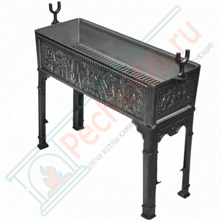 Мангал чугунный Комплект-Нормандия-2 (Литтех)