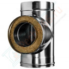 Тройник 90° с изол (НЕРЖ-321/0,5-НЕРЖ-439/0,5) d-150/230 (Дымок-Lux)