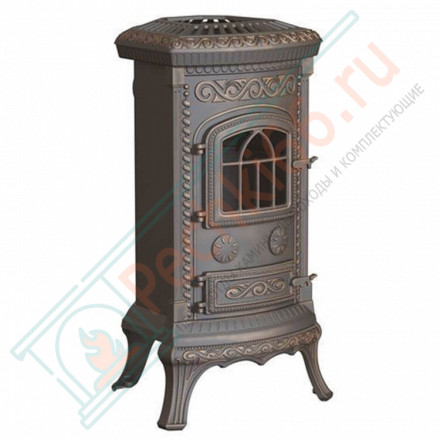 Чугунная печь Plato patina (NordFlam) до 180 м3