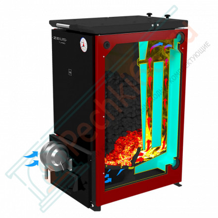 Котел твердотопливный ZEUS Turbo 54 (Термокрафт) 54 кВт
