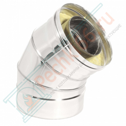 Отвод Термо 45° ОТ-Р (316-0.5/304) d-150/210 (ТиС Промо)