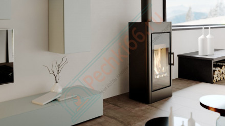 Печь-камин Solum, серая сталь (Defro-Home) 9кВт