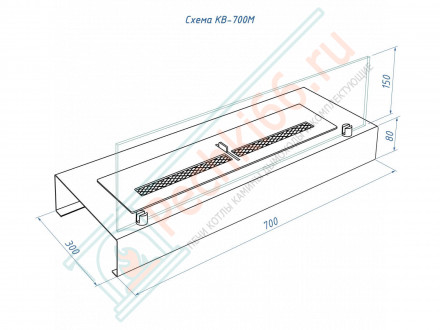 Каминная вставка 700 M (Lux Fire)